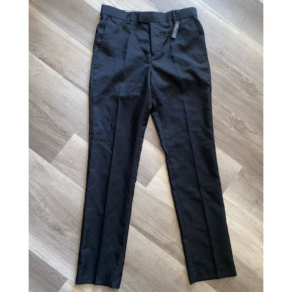 Vittorio Culture NWT Skinny Black Dress Pants, Men's Size 32 x 32, MSRP $68 - Picture 3 of 12